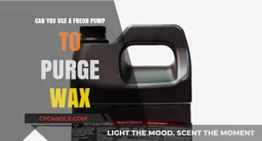 Using a Freon Pump to Purge Wax: Is It Safe and Effective?