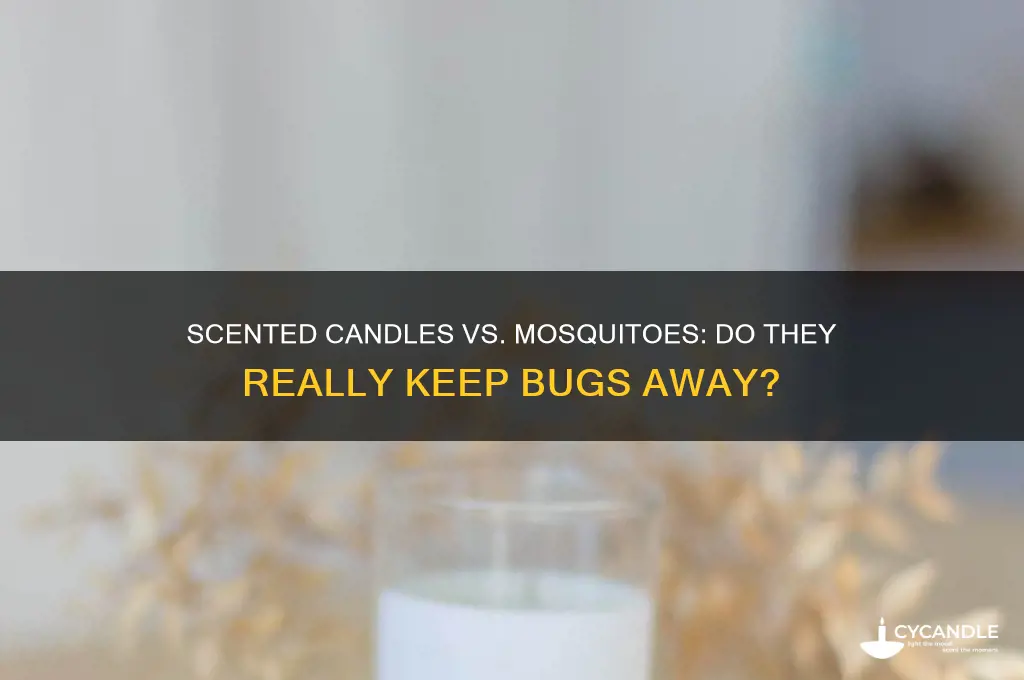 can you use a scented candles to remove mosquitoes