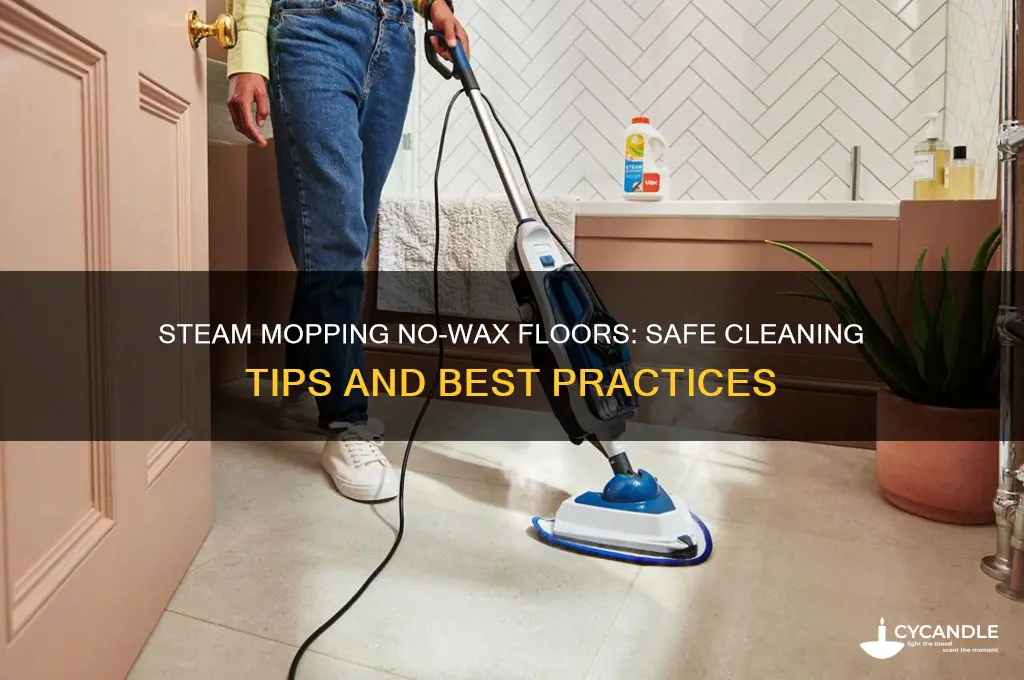 can you use a steam mop on no wax floors