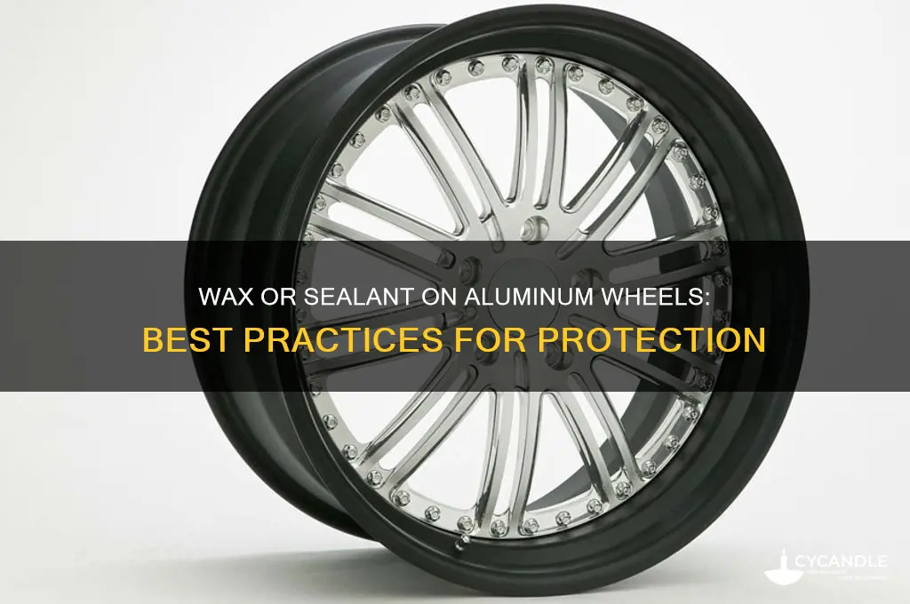 can you use a wax or sealant on alumiun wheels