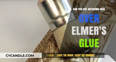 Antiquing Wax Over Elmer's Glue: A Creative Crafting Technique