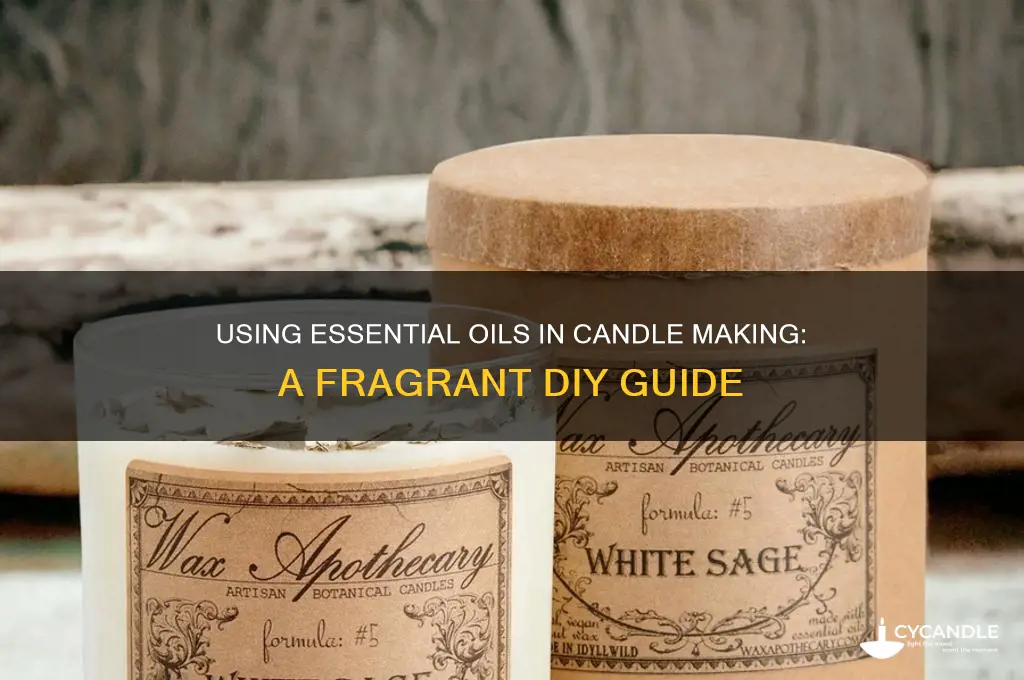 can you use any essential oils to make candles