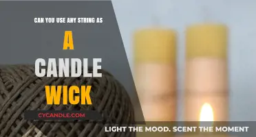 Using Any String as a Candle Wick: What You Need to Know