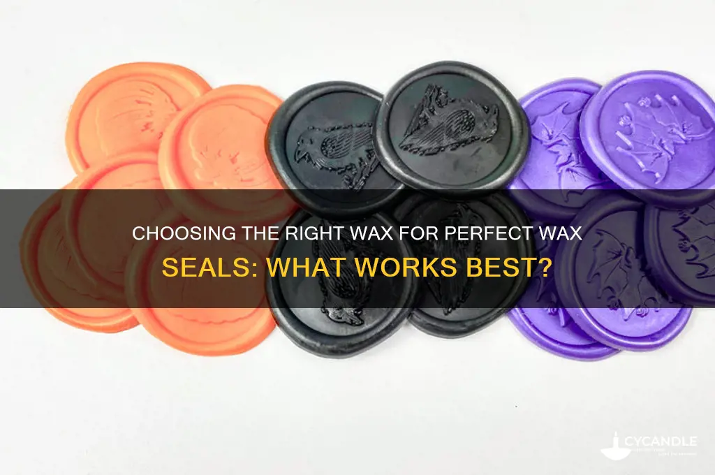 can you use any wax for a wax seal