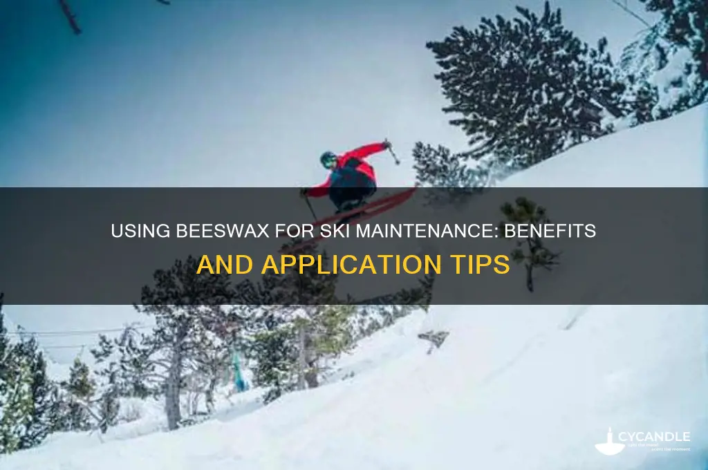 can you use bee wax for skiis