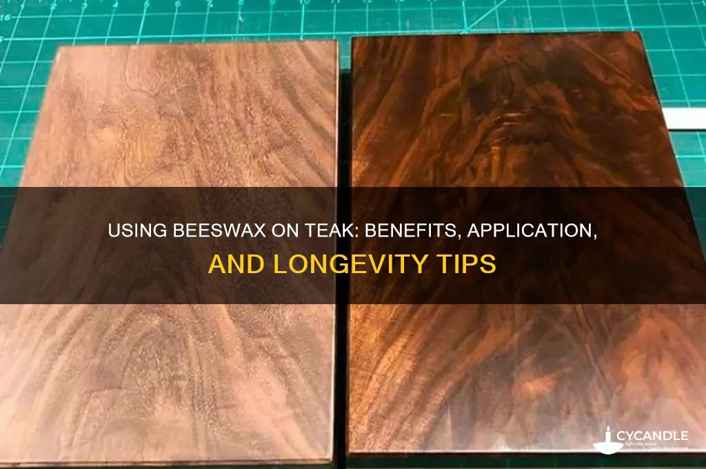 can you use beeswax on teak