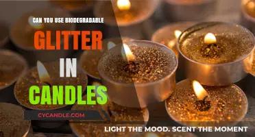 Eco-Friendly Sparkle: Using Biodegradable Glitter in Candles Safely