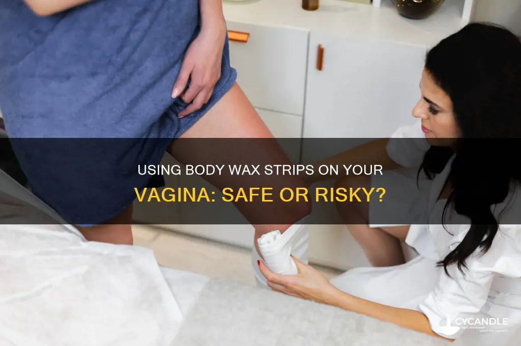 can you use body wax trips on your vagina