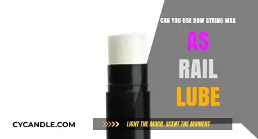 Using Bow String Wax as Rail Lube: A Practical Alternative?