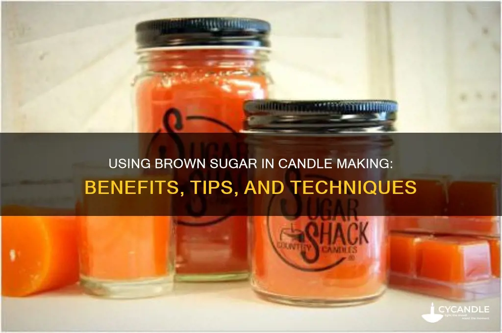 can you use brown sugar in candle making