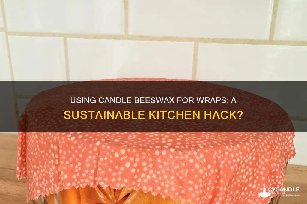 can you use candle beeswax for wraps