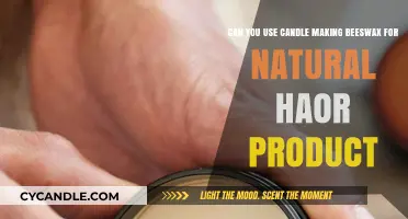 Using Beeswax from Candle Making for Natural Hair Care Products