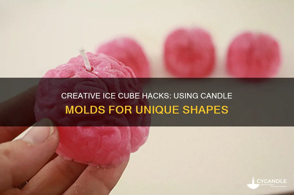 can you use candle molds to make ice cubes