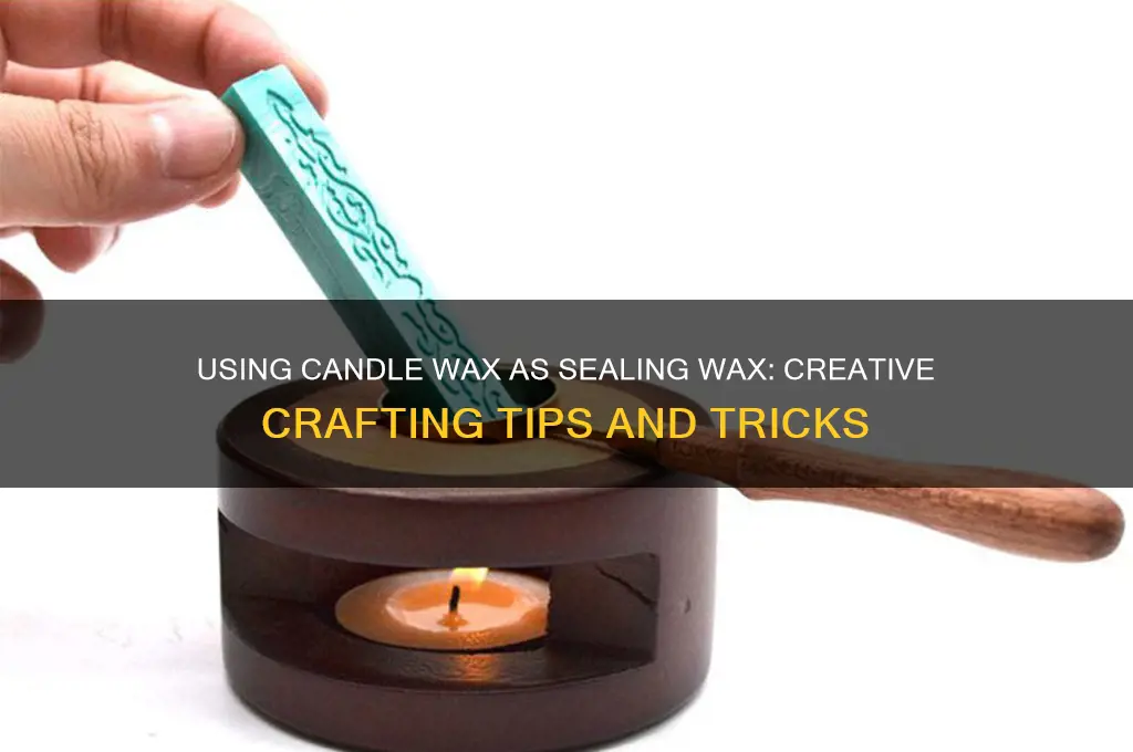 can you use candle wax as sealing wax