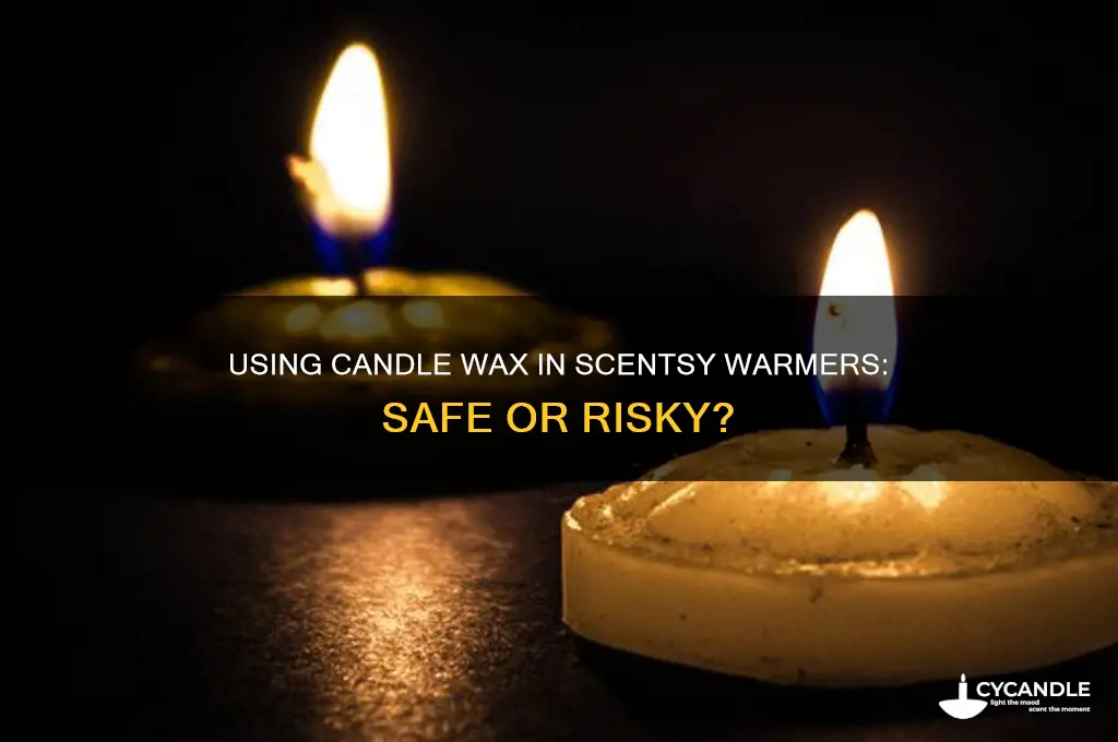 can you use candle wax in a scentsy