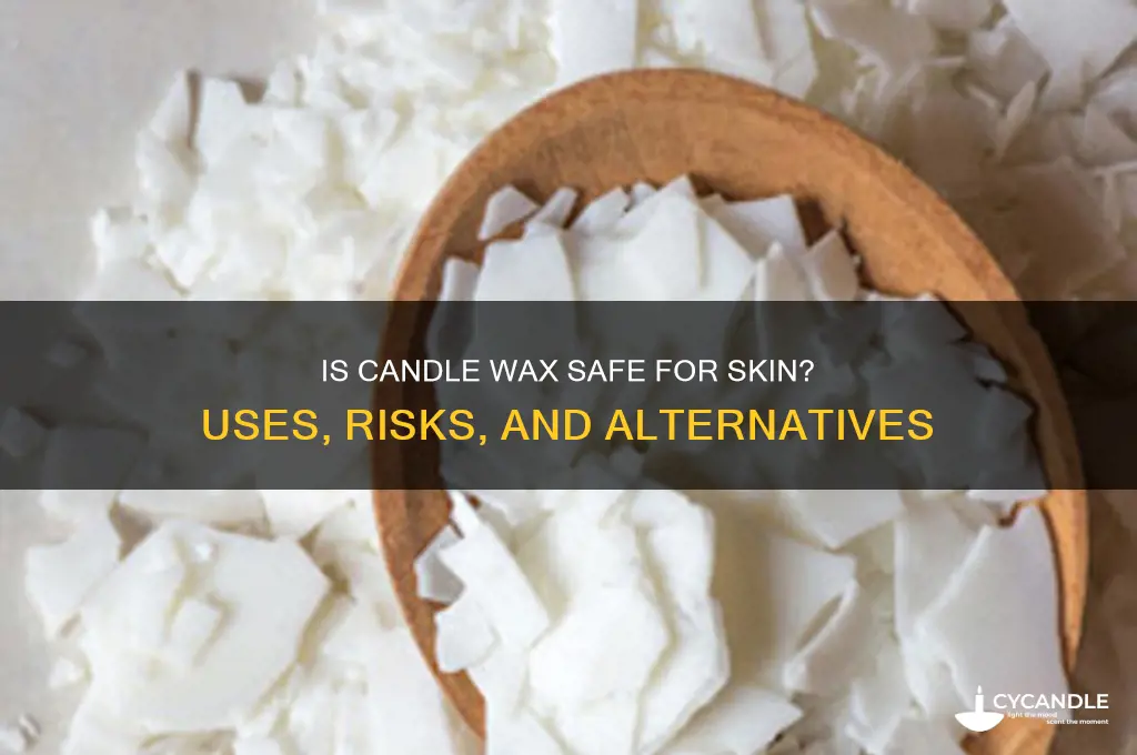 can you use candle wax on skin