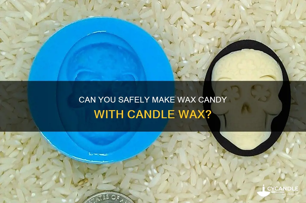 can you use candle wax to make wax candy