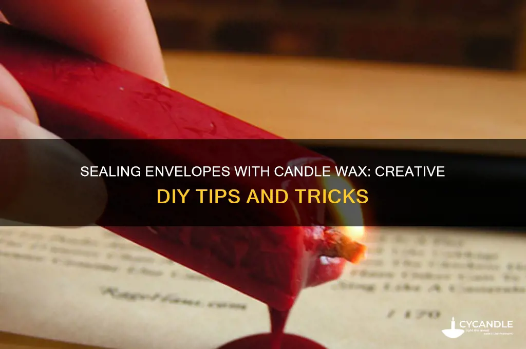 can you use candle wax to seal an envelope