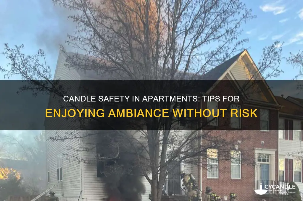can you use candles in an apartment