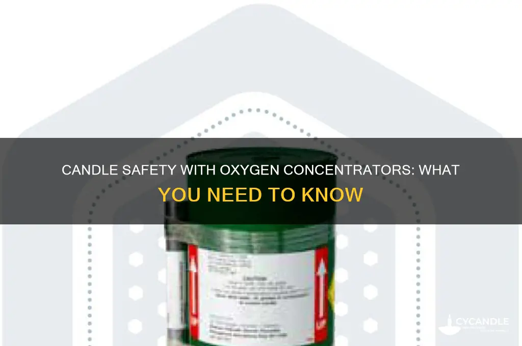 can you use candles in room if on oxygen concentrator