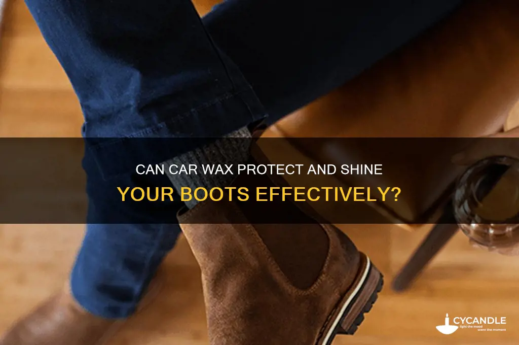can you use car wax on boots