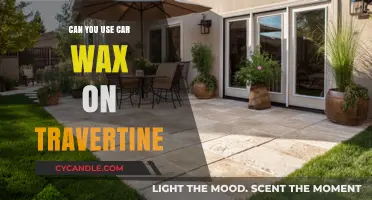 Can Car Wax Safely Enhance and Protect Travertine Surfaces?