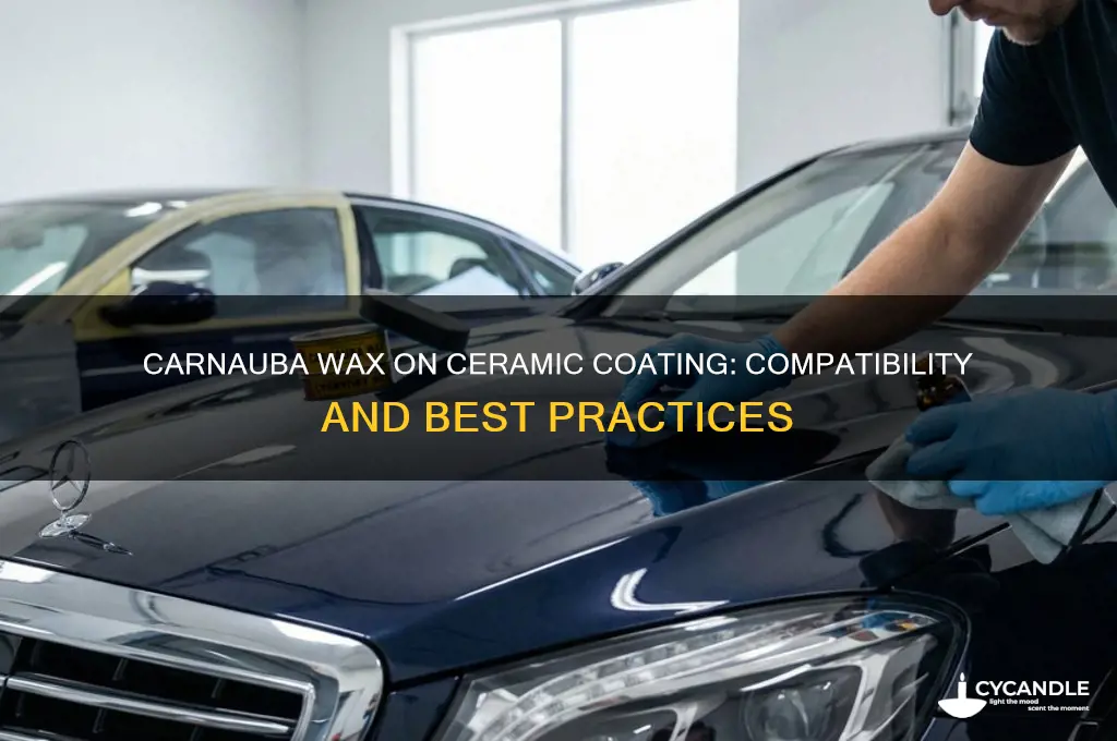 can you use carnauba wax on ceramic coating