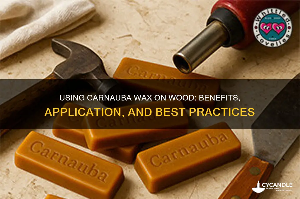can you use carnauba wax on wood