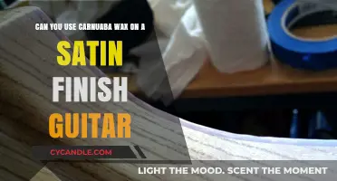 Using Carnauba Wax on Satin Finish Guitars: Safe or Risky?