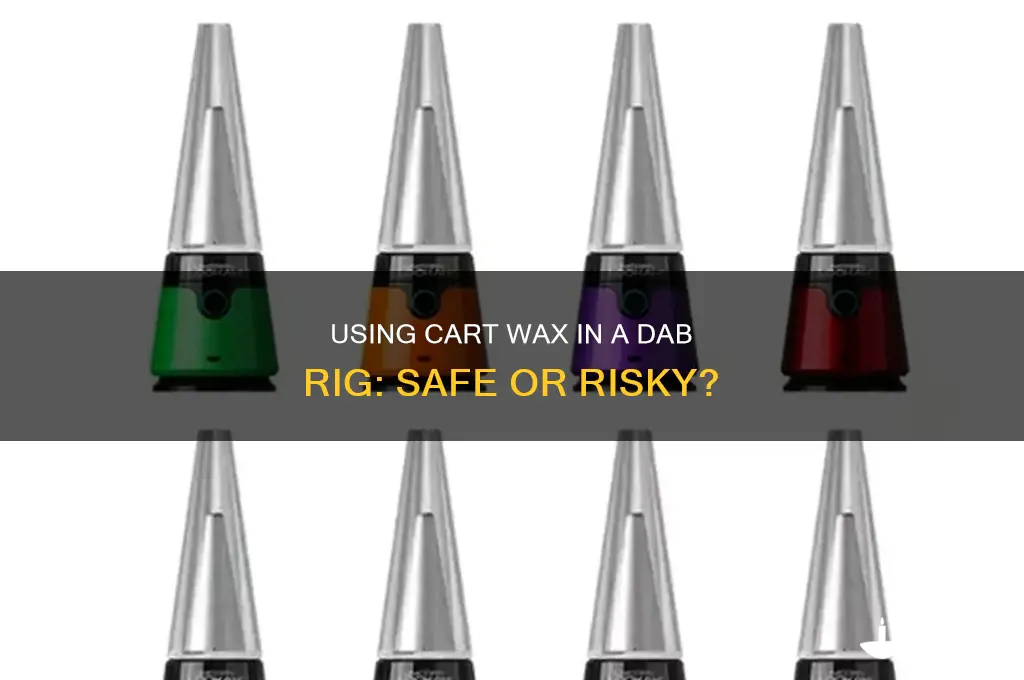 can you use cart wax in a dab rig