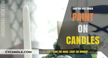 Chalk Paint on Candles: Creative DIY or Crafting Mistake?