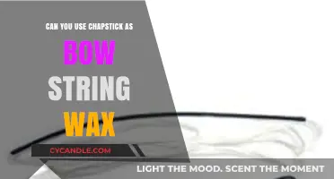 Chapstick as Bow String Wax: A Practical Alternative or Risky Hack?