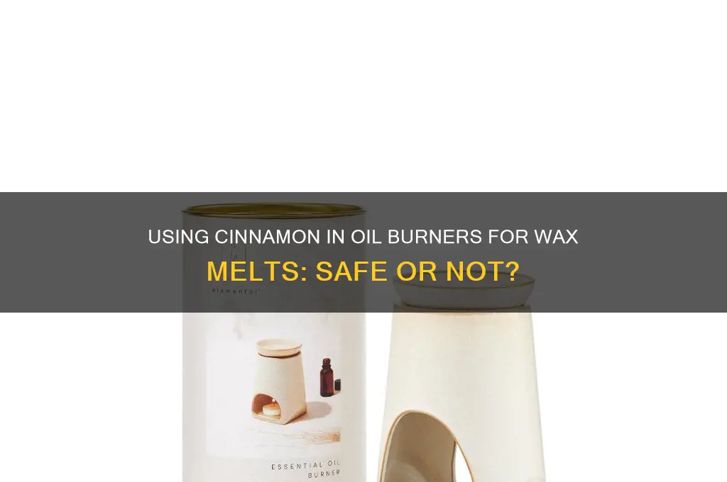 can you use cinnamon in oil burner for wax melts