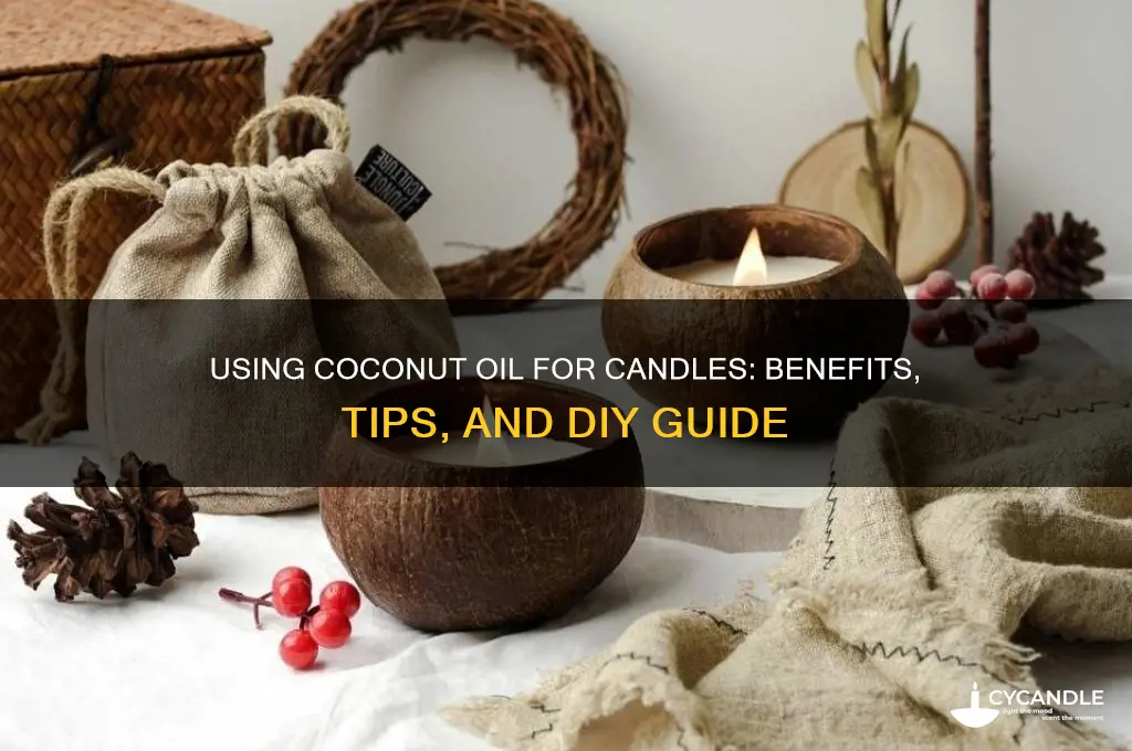 can you use coconut oil for candles