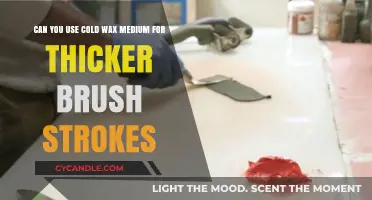 Thick Brush Strokes with Cold Wax Medium: Techniques and Tips
