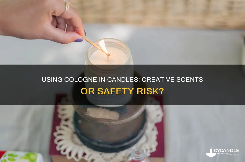 can you use cologne in candles