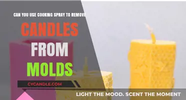 Using Cooking Spray to Remove Candles from Molds: Tips and Tricks