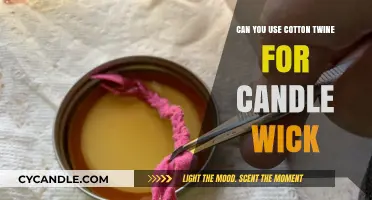 Using Cotton Twine as Candle Wick: A Safe and Effective Alternative?
