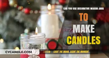 Crafting Cozy Ambiance: Making Candles with Decorative Mason Jars