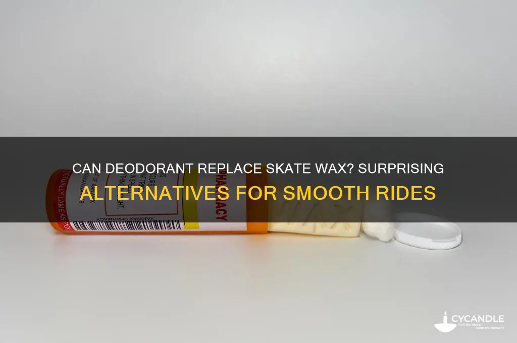 can you use deodorant as skate wax