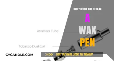 Using Dry Herb in a Wax Pen: Compatibility and Best Practices