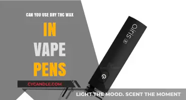 Using Dry THC Wax in Vape Pens: What You Need to Know