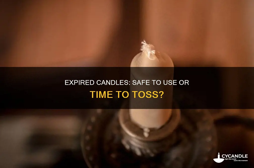can you use expired candles