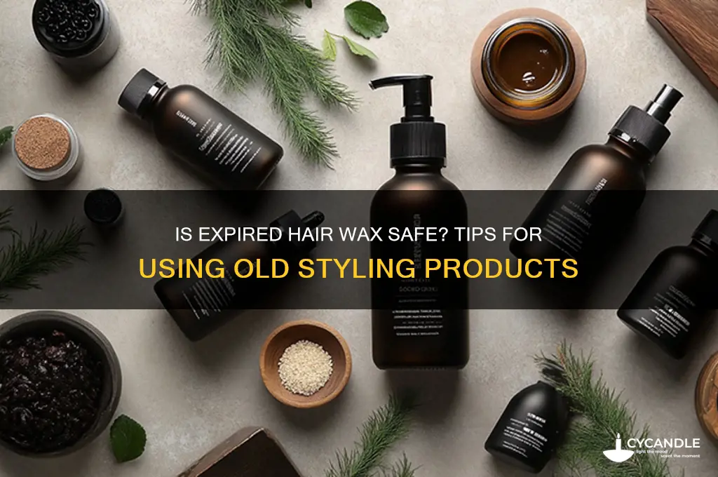 can you use expired hair wax