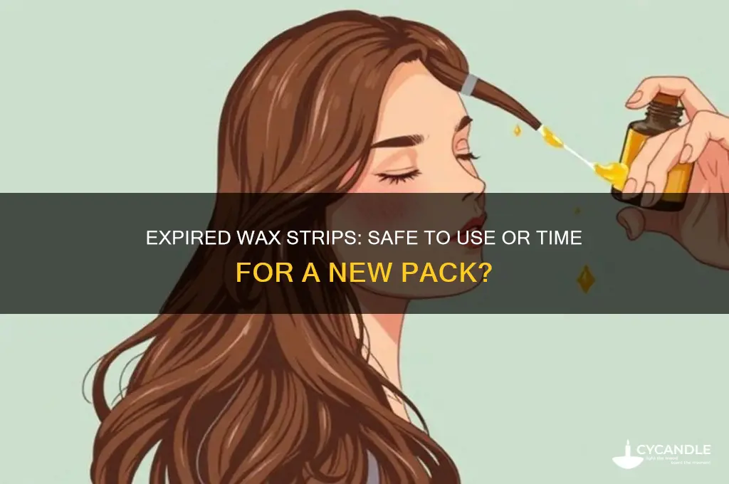 can you use expired wax strips