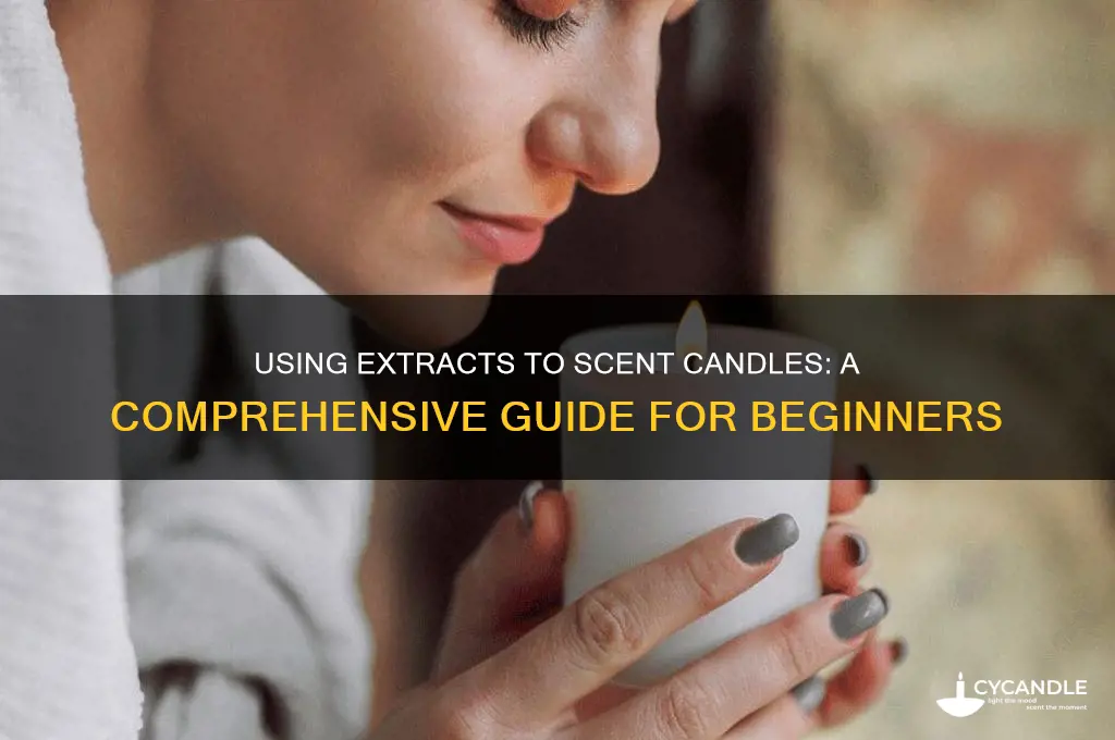 can you use extract to scent candles