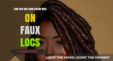 Can You Use Hair Color Wax on Faux Locs? A Guide