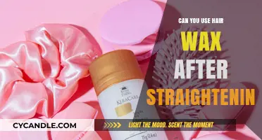 Using Hair Wax Post-Straightening: Tips for Smooth, Styled Hair
