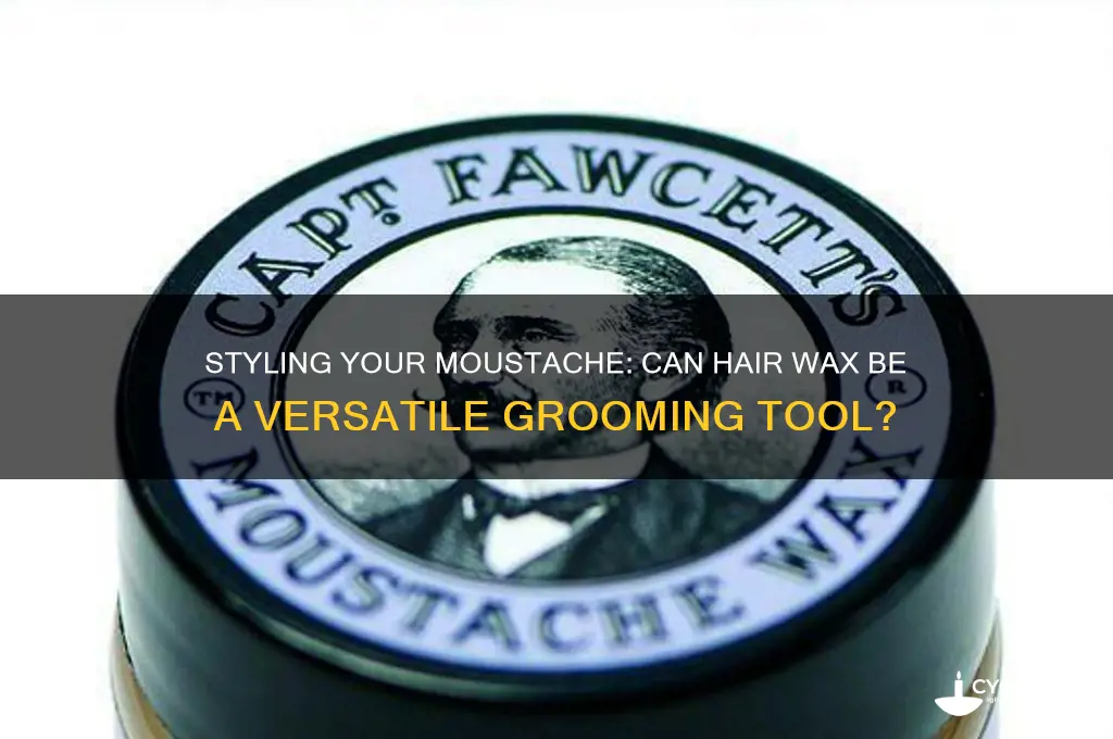 can you use hair wax on moustache