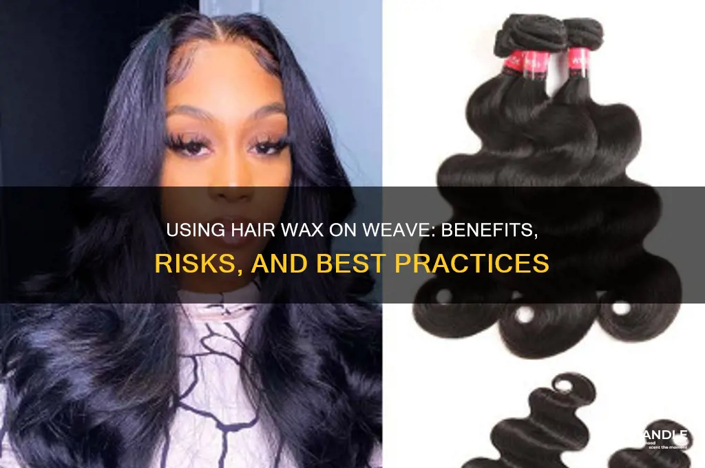 can you use hair wax on weave